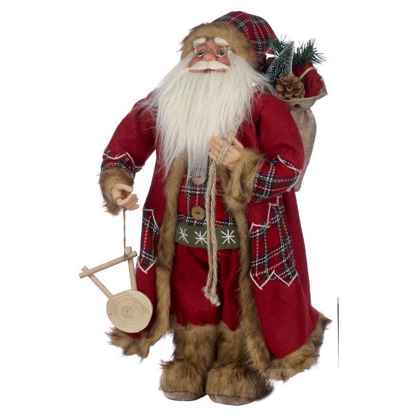 Χριστουγεννιάτικος Διακοσμητικός Άγιος Βασίλης με Δώρα (90cm)